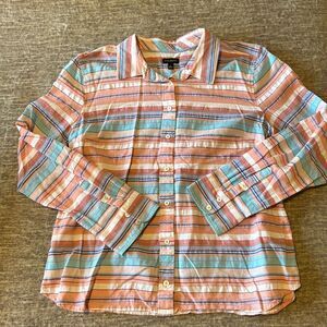 Talbots- Striped button up